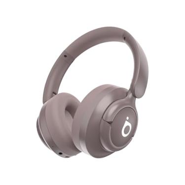 Imagem de Basike Fone de Ouvido Bluetooth, ANC Cancelamento de Ruído Ativo Headphone Bluetooth 5.4 Headset com Microfone, Certificação Hi-Res Audio, 30 horas reprodução, LE29 (Rosa)