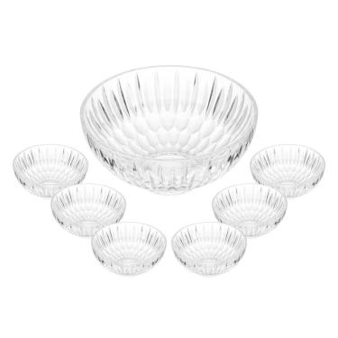 Imagem de Conjunto 7 Peças para Sobremesa de Vidro Raios Wolff