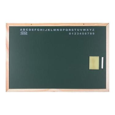 Imagem de Lousa Em Madeira Com Apagador E Giz 40Cm X 60Cm - P.A