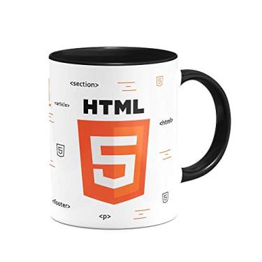 Imagem de Caneca Dev HTML - B-black