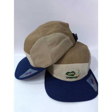 Imagem de bone chapeu five masculino feminino aba reta JM snapback five panel - 