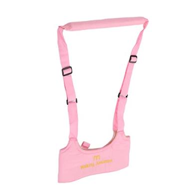 Imagem de KIMISS Arnês para Crianças para Crianças - Design Adequado para a Pele para Aliviar a Dor Nas Costas e Evitar Se Perder - Handheld Walker Helper para Caminhada Segura (Rosa)