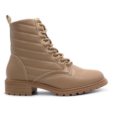 Imagem de Bota Modare Feminina Napa Pele Strech Conforto Taupe 7074.103.18462.95670 35