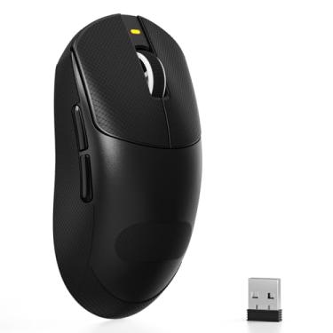 Imagem de ATTACK SHARK X8 SE Mouse Gamer Sem Fio Superleve 55g,BK52820 Tri-Mode BT/2.4G/Wired com Grip Tape,25000DPI,500mAh,Tamanho Grande,5 Botões Programáveis para Pc/Mac(Preto PRO)