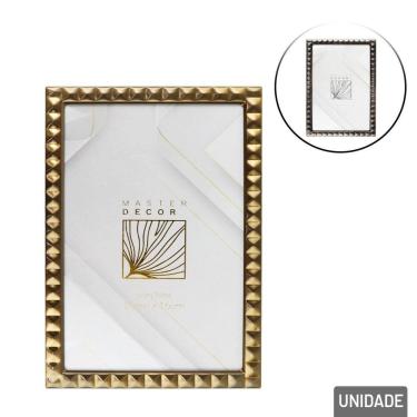 Imagem de Porta Retrato de Ferro 10x15 Moldura Escovada - Tudo em Caixa