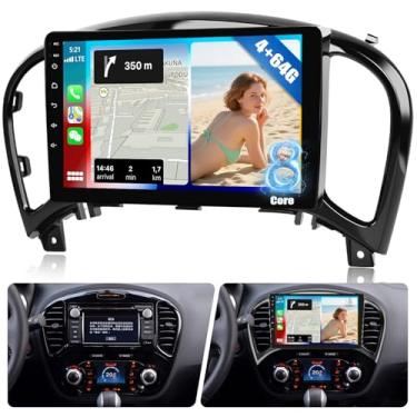 Imagem de [4+64G] Rádio estéreo Qualcomm Android 15 de 8 núcleos para Nissan Juke 2011-2016 com carro sem fio e Android Auto, rádio de carro de 22 polegadas com link espelhado Bluetooth 5.1 FM/RDS DSP WiFi GPS