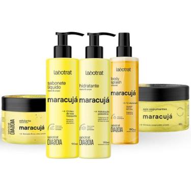 Imagem de Kit Labotrat Dia A Dia Banho Premium Completo 5 Produtos Esfoliante Co