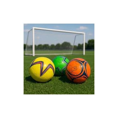 Imagem de Bola Futebol Campo Oficial Esporte Profissional Treino Jogo Alta Performance Resistente Ginásio