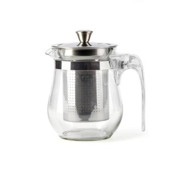 Imagem de Chaleira de Vidro com Infusor Tampa de Inox e Alça Acrílica 300ml