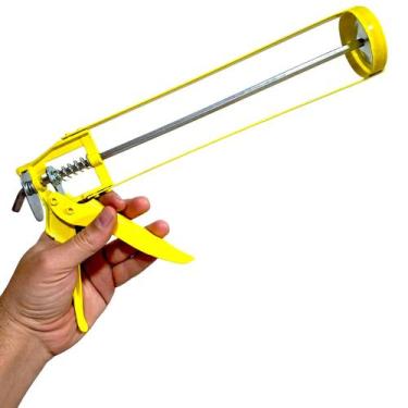 Imagem de Aplicador De Silicone Tipo Pistola Fechado De Aço Carbono - Eco