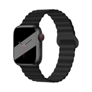 Imagem de Pulseira Magnética De Silicone Unissex Para Apple Watch 38/40/41mm 42/