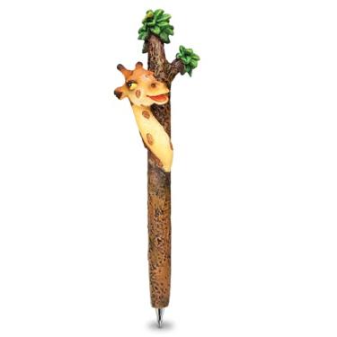 Imagem de Canetas Planet Pens fofas de girafa - Caneta esferográfica divertida e exclusiva para crianças e adultos e materiais de escritório, caneta esferográfica colorida, instrumento de escrita de animal para decoração de mesa de escritório e escola