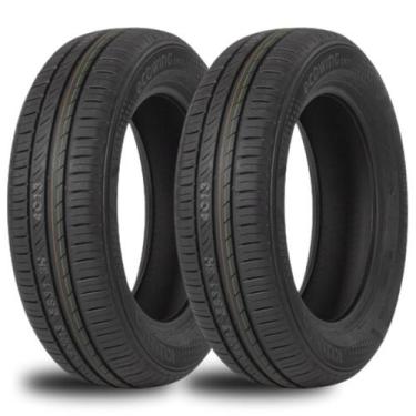 Imagem de Kit 2 Pneu Aro 13 165/70r13 Kumho 79t Tl Ecowing Es31