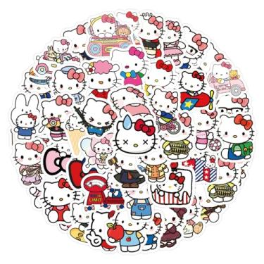 Imagem de LTZSTONE 105 Pcs Hello Kitty Stickers Decals for Laptops Water Bottles Toys and Gifts for Teens,Girls,Perfect for Laptop,Hydro Flask,Phone,Skateboard,Travel| Extra Durable Vinyl