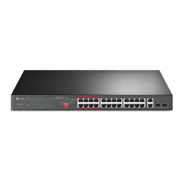 Imagem de Switch Poe+ C- 24 Portas 10-100mbps E 2 Portas Gigabit Tl-sl1226p