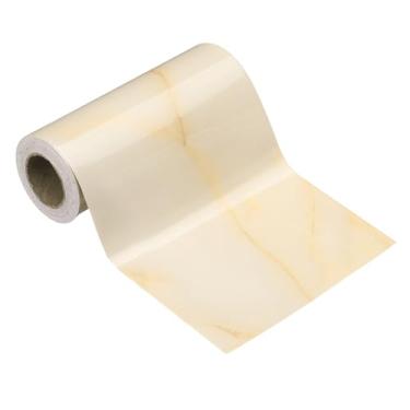 Imagem de HARFINGTON Borda de papel de parede de grão de madeira 12,7 cm x 5 m PVC autoadesivo texturizado adesivo à prova d'água papel de parede decorativo de parede para armários de mesa de porta de chão