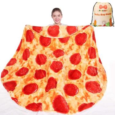 Imagem de Cobertor mermaker Pepperoni Pizzas 2.0 152cm Flannel Adult