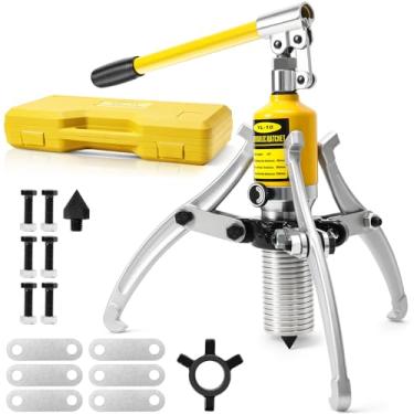 Imagem de Saca Polia e Rolamento Hidraulico 3 Garras 10 Toneladas, Adequado para Fábricas e Locais de Manutenção