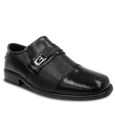 Imagem de Sapato Social Infantil Menino N°28ao36 Moda Festa 26.01j (Preto, BR, Criança de 9 a 12 anos, Numérico, 33)