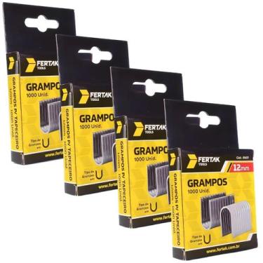 Imagem de Grampos 12Mm Tipo U Para Grampeador De Pressão Com 4000 Un - Fertak