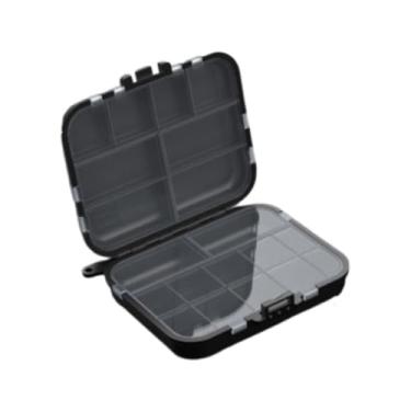 Imagem de harayaa Caixa para iscas de pesca, armazenamento de anzóis e iscas com compartimentos para acessórios de pesca, recipiente portátil à prova d'água para, 12 Cm X 10.3 Cm X