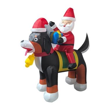 Imagem de Sclmgo Decoração de Natal Inflável Papai Noel para Festa, Casa, Jardim