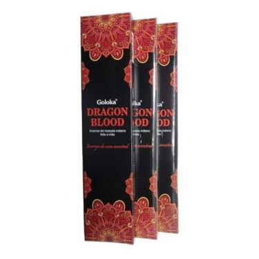 Imagem de Incenso Goloka Massala Dragon Blood 3un.15g