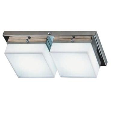 Imagem de Plafon Cubo Led 2 Luzes 10w 127v 6400k (luz Branca) Llum - LLUM Bronze