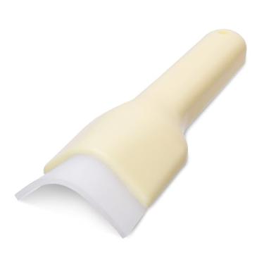 Imagem de Espátula externa de 3/10.2 cm, para uso em cantos externos de nariz de touro, ferramenta de lama de drywall, lâmina flexível de plástico e alça