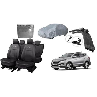 Imagem de Capa de couro +Capa de cobrir + Limpador de para - brisa -Hyundai santa fe 12-19