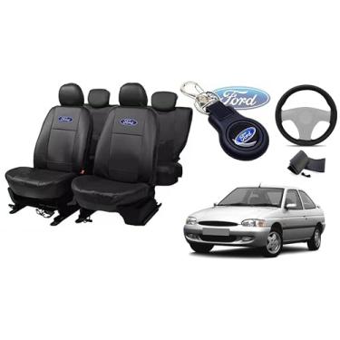 Imagem de Capa de couro para o banco escort 1995-2003 proteção impermeável