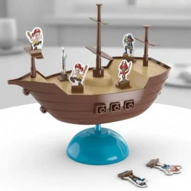 Imagem de Jogo Não Derrube Barco Pirata Equilibra Interativo Diversão Concentraç