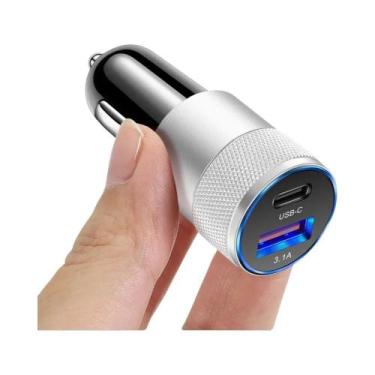 Imagem de Carregador De Carro USB De Duas Portas 3.1A Adaptador De Carregamento 