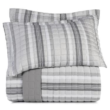 Imagem de Kit Colcha Queen 3Pcs Malha Algodao Miragem Altenburg