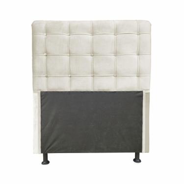 Imagem de Cabeceira Dama 1,60 Cm Para Cama Box Queen Suede Bege Nude