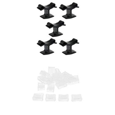 Imagem de barenx 5 peças para apitos de árbitro e 20 peças de capas protetoras de substituição de apoio de boca acolchoada para treinadores de basquete, vôlei, futebol/hóquei