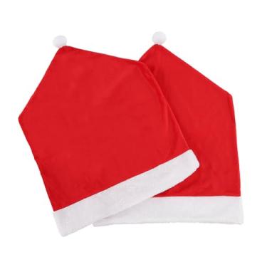 Imagem de 2 unidades conjunto para Encosto de Cadeira Estilo Chapéu Jantar Decorações Ornamentos Sala Estação Festas Uso Diário Macio e Suave Fácil Encaixar