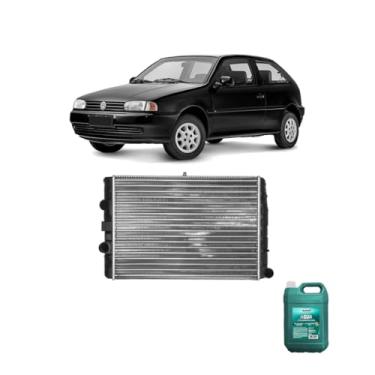 Imagem de Kit Radiador VW Gol 97 1.0 8/16V G3/G4 C/Ar + Água Desmineralizada 5 Litros