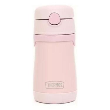 Imagem de Garrafa térmica Inox Infantil Bebê 290ml Design Premium - Thermos, Ros