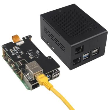 Imagem de ZDE Placa de expansão ZP591 PCIe para porta de rede Ethernet de 2,5 GB 2,5 GB com capa de alumínio ZC506 para Raspberry Pi 5 2 GB 4 GB 8 GB 16 GB