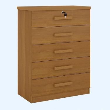 Imagem de Cômoda Ipanema 5 Gavetas D`doro Cinamomo