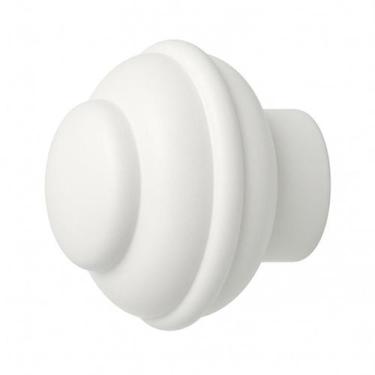 Imagem de Kit 2 Ponteiras para Cortina Bola Oca 28mm (Varão Grosso) - Decoração 