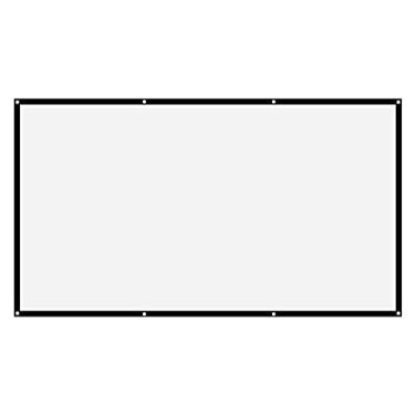 Imagem de GOWENIC Tela de Projeção Branca 16:9 para Filme de Acampamento Ao Ar Livre, Leve e Durável, Fácil de Desligar (#16)