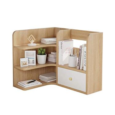 Imagem de LMJYU Organizador de arquivos, gaveta de arquivos, suporte para caixa de armazenamento de bilhetes de documentos, organizador de mesa, prateleira de exibição para materiais de escritório, cozinha