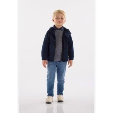 Imagem de Jaqueta Infantil Masculina com Capuz Forrado e Forro em Malha Soft Up Baby-Masculino