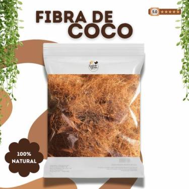 Imagem de Fibra de Coco Lavado 10Lts para Plantas, Substrato, Jardinagem, Orquíd