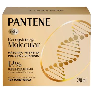 Imagem de Máscara Intensiva Pré e Pós Shampoo Pantene Pro-V Reconstrução Molecular Bond Repair 270ml