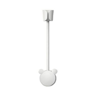 Imagem de Suporte de metal de parede para secador de cabelo, suporte de alisador de cabelo para casa de banho, suporte de secador de cabelo, prático, multifuncional, suporte de armazenamento para secador de