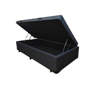 Imagem de Cama Box Baú Solteiro Blindado Diversas Cores (88x188x42) - Linhão (Linhão - Turim Petróleo)