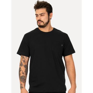 Imagem de Camiseta Colcci Masculina Cotton Lateral Tag Pocket Preta-Masculino
